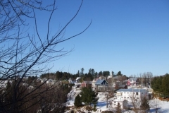 Vue du village en hiver
